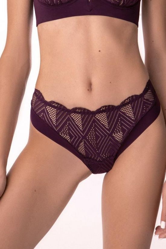 Трусики стринг Chloe - Jasmine Lingerie, цвет: винный