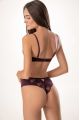 Трусики бразилиан Helena - Jasmine Lingerie, цвет: винный