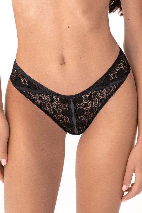 Трусики стринг Britny - Jasmine Lingerie, цвет: черный