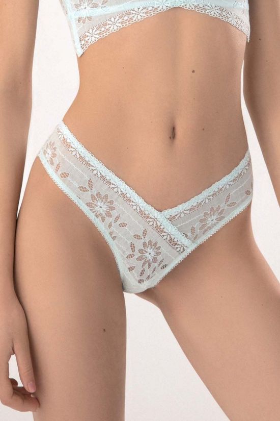 Трусики бразилиан Shifly - Jasmine Lingerie, цвет: ментоловый