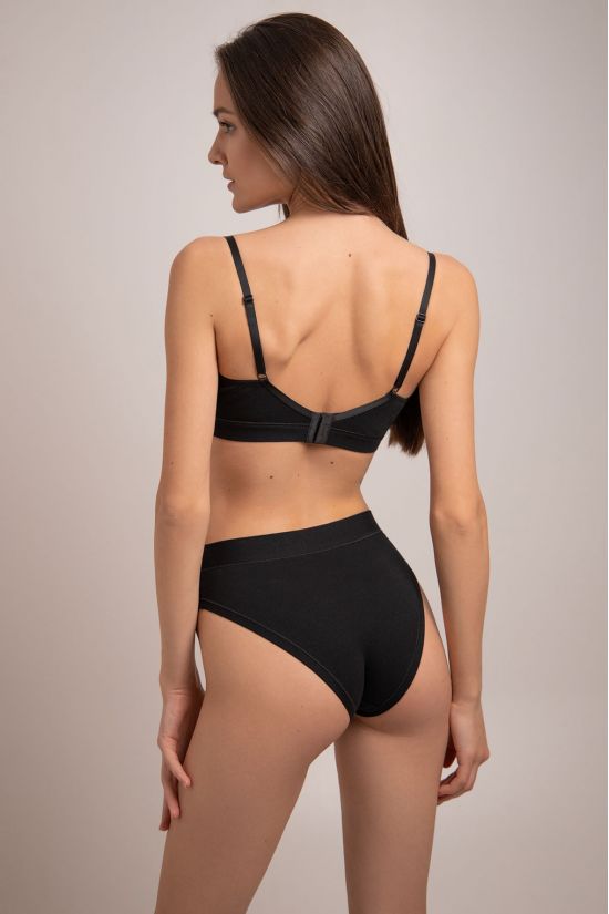 Трусики слип миди Isabell - Jasmine Lingerie, цвет: черный
