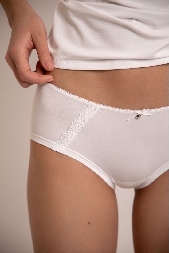 Трусики - шорты Merlin - Jasmine Lingerie, цвет: белый