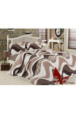Постельное белье ранфорс R6958 beige - Таг текстиль