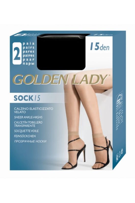 SOCK 15 капроновые носк капроновые носки, 2 пары - Golden Lady