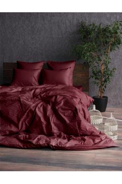 Сатин Stripe BORDO 1/1см - Комфорт-текстиль