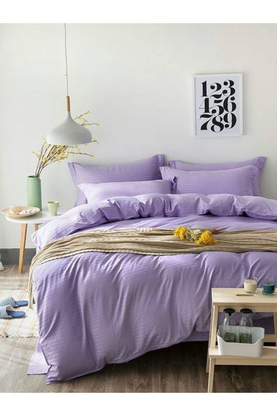 Сатин Stripe LAVENDER 1/1см - Комфорт-текстиль