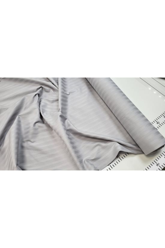 Сатин Stripe LUX GRAY PEARL 1/1см - Комфорт-текстиль
