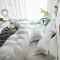 Сатин страйп LUX WHITE 1/1см - Комфорт-текстиль