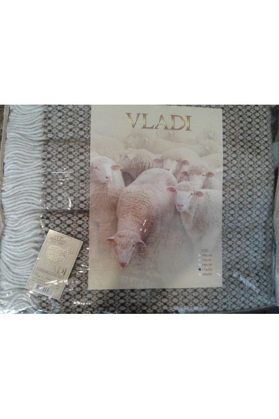 Плед шерстяной "Дольче Вита" - ТМ Vladi