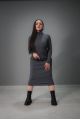 Платье в рубчик - Y.M Textile, цвет: серый