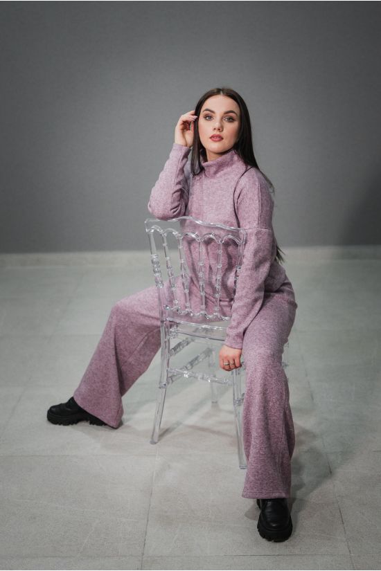 Костюм ангорка (водолазка+штаны) - Y.M Textile