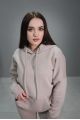 Худи трехнитка на флисе - Y.M Textile, цвет:  молочный