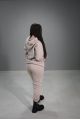 Штаны спортивные женские трехнитка на флисе - Y.M Textile, цвет: молочный