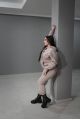 Штаны спортивные женские трехнитка на флисе - Y.M Textile, цвет: молочный